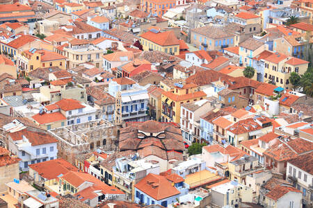 View from above of Nafplio