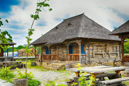 Vecchia casa di legno a Maramureș