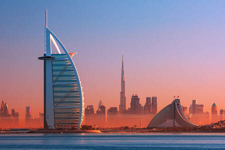 Sunset in Dubai