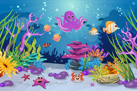 Coral reefs and fish
