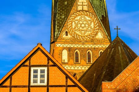 House facades in Lüneburg