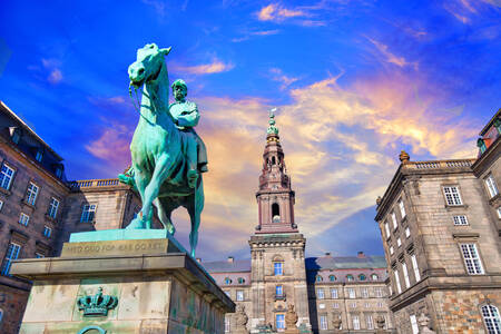 Equestrian statue of Christian IX in Copenhagen
