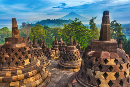 Buddhistischer Tempel Kandy Borobudur
