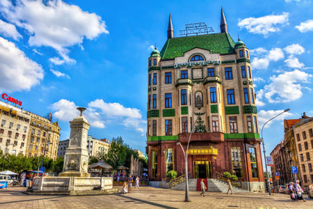 Hotel Moscú en el centro de Belgrado