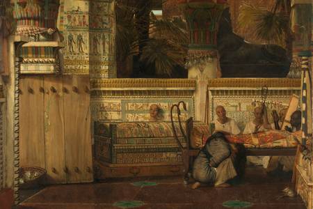 Lourens Alma Tadema: "Een Egyptische weduwe"