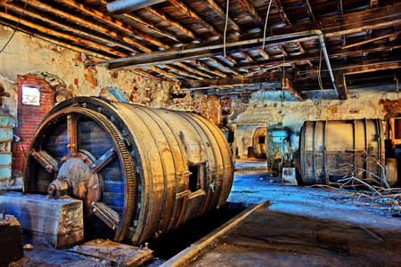 Abandoned tannery in Chios
