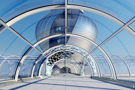 Fantastica architettura del futuro