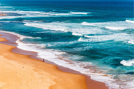 Oceán pri pobreží Austrálie