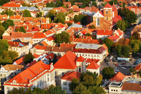 View of the city of Kaunas