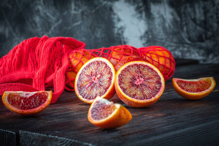 Oranges rouges siciliennes