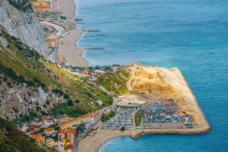 The coast of Gibraltar