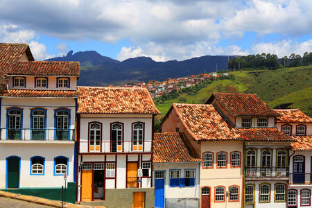 Gebouwen in Ouro Preto