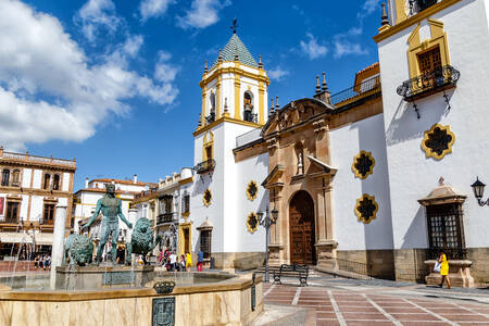 Socorro Square in Ronda