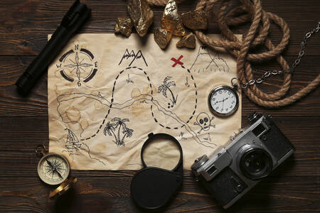 Old treasure map