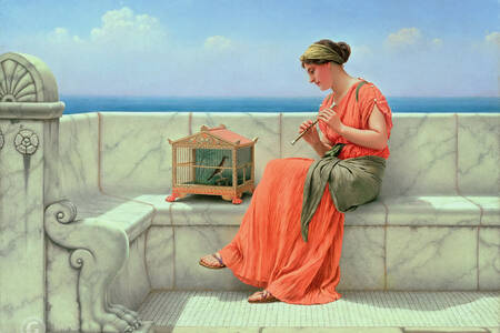 John William Godward: Song Without Words