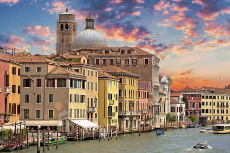 Picturesque architecture of the Grand Canal
