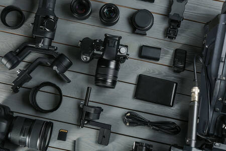 Uitrusting voor fotografie en video-opnames