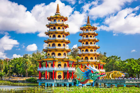 Tiger and Dragon Pagodas
