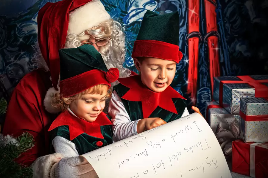 Papai noel e duendes