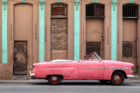 Convertible rosa
