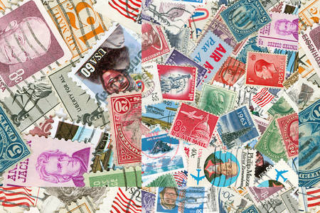 Collection of postage stamps