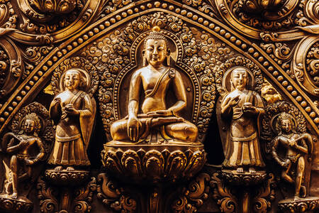 Statues in the temple
