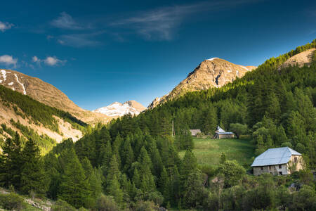 A village in Mercantour Park