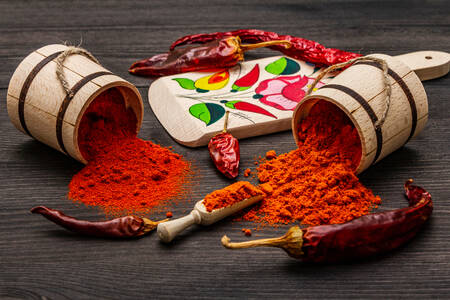 Sweet and Hot Paprika Powder