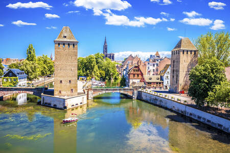 Pont Couvre-broen i Strasbourg