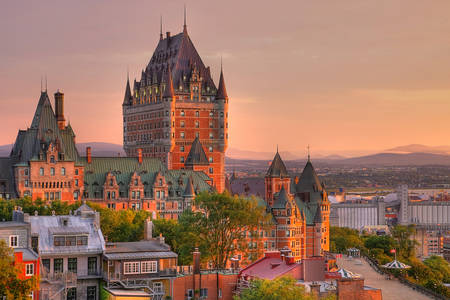 View of the Grand Hotel Chateau Frontenac
