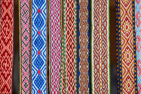Handmade textile bookmarks
