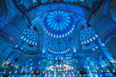 Istanbul'da Sultanahmet Camii