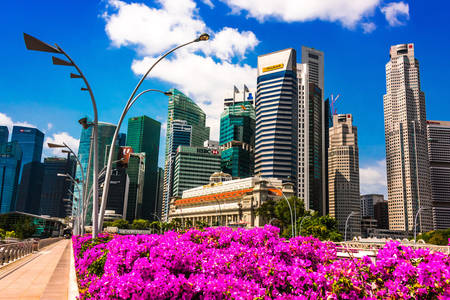 Architektúra centra mesta Singapur