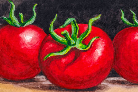 Zátišie s paradajkami