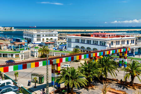 Port city of Algiers