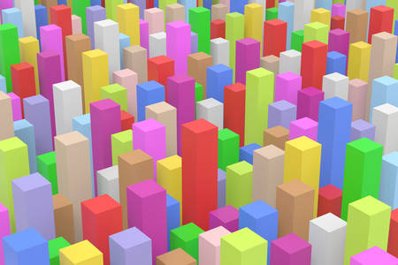 Abstraction 3D: cuboïdes