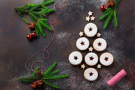 Traditionele Oostenrijkse kerstkoekjes