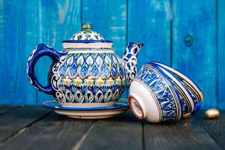 Uzbek tea set