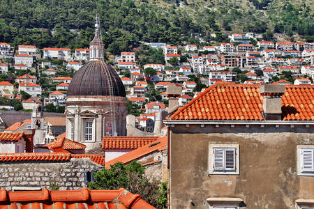Udsigt over Dubrovniks tage