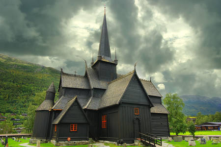 Igreja de madeira de Lom