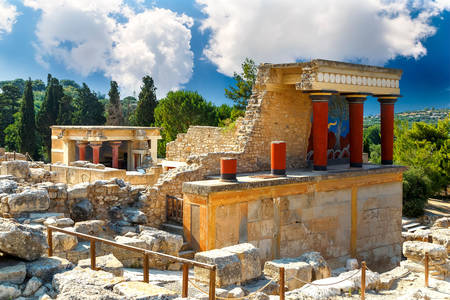 Palác Knossos na Kréte