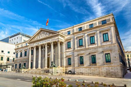 Palácio das Cortes em Madrid