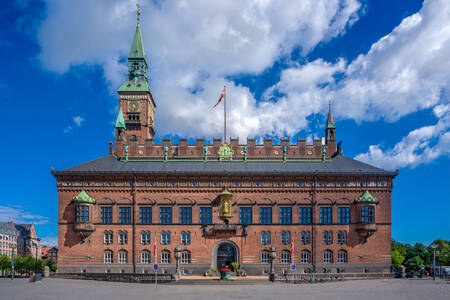Budynek ratusza w Kopenhadze